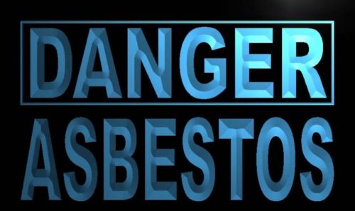 Danger Asbestos Neon Light Sign